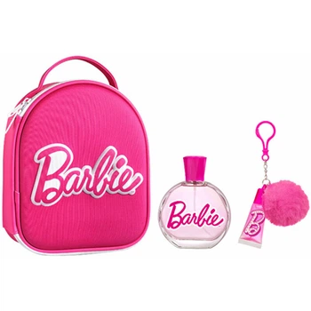 Набор детской туалетной воды с блеском для губ и рюкзаком Dětské parfémy Barbie, 100 мл