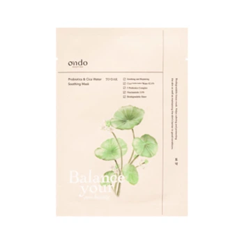 Успокаивающая маска для лица Ondo Beauty 36.5 TO-DAK Probiotics & Cica Water, 25 г
