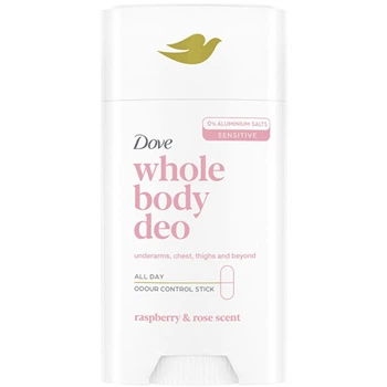 Твердий дезодорант DOVE Whole Body Deo Raspberry & Rose, 75 мл