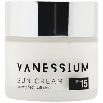 Сонцезахисний крем для шкіри Vanessium Suncare Glow Effect Lift Skin SPF 15, 50 мл