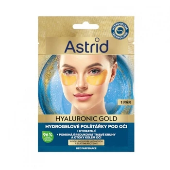 Гидрогелевые патчи для глаз Astrid Hyaluronic Gold