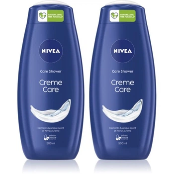 Гель для душа Nivea Creme Care Набор из 2 флаконов, 500 мл