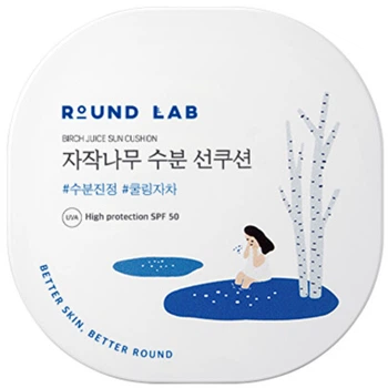 Увлажняющий солнцезащитный кушон Round Lab Birch Juice, 15 г