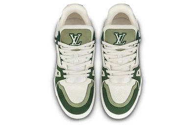 Кросівки Louis Vuitton Green Suede 43