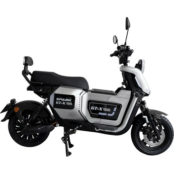 Велосипед с электродвигателем SPARK GT-X 16" 72V/1500W/20Ah LiFePO4 серый