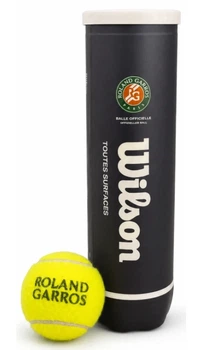 Мячи теннисные универсальные для всех видов покрытий Wilson Roland Garros All Court 4 ball WRT126400