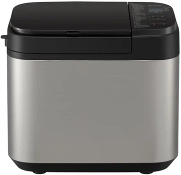 Хлебопечь Panasonic 550Вт, 30 программ, максимальный вес 125кг, прямоугольная форма, металлический корпус, черный цвет