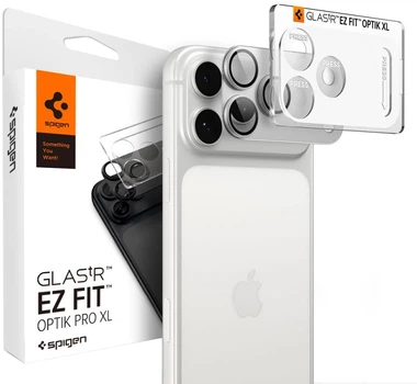 Szkło hartowane Spigen Glas.Tr Camera EZ FIT Optik Pro XL do Apple iPhone 18 Pro Grey (8800337251678)