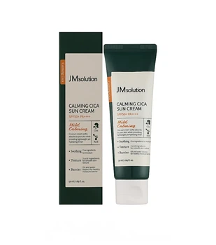 Солнцезащитный крем для лица с центелой JMSolution Calming Cica Sun Cream 50ml