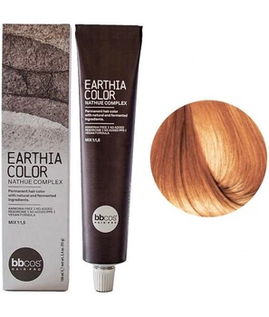 Веганська фарба BBcos для волосся без аміаку BBcos Earthia Color 8/34 Світло-русявий золотисто-мідний 100 мл