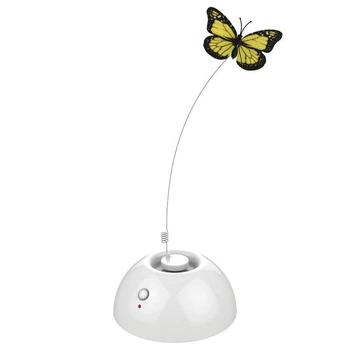 Інтерактивна іграшка Метелик, що танцює, для котів M-Pets Dancing Butterfly 13x13x5,8 см (6953182732655)