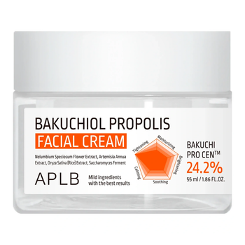 Антивіковий крем для обличчя з бакучіолом і прополісом ALB Bakuchiol Propolis Facial Cream 50 мл