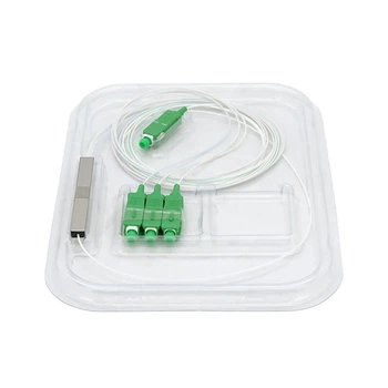 Оптический PLC делитель 1x3 Coupler PLC-1x3-split0 SC/APC 0.9mm