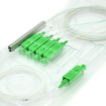 Оптический PLC делитель 1x4 Coupler PLC-1x4-split0 SC/APC mini 0.9mm