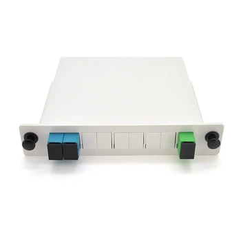 Оптический корпусной PLC делитель 1x2 Merlion MLOPS601 PLC-1×2 SC/UPC