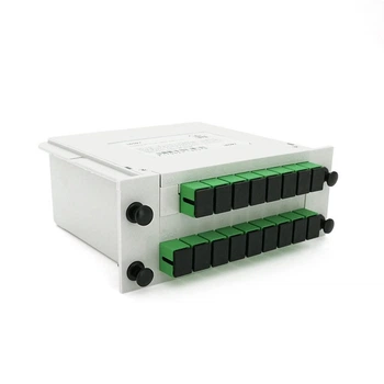 Оптический корпусной PLC делитель 1x16 Merlion MLOPS609 PLC-1×16 SC/APC