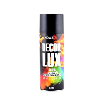 Краска высокотемпературная Nowax NX48037 черная 450 мл