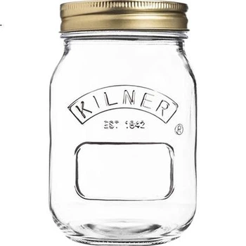 Стеклянная герметичная банка Kilner, контейнер для пищевого чая, вакуумный контейнер для хранения, банка для солений, джема, меда, бутылка-дозатор 500 мл.