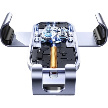 Автотримач для телефону Baseus Metal Age II New Gravity на дефлектор гравітаційний Deep Space Grey