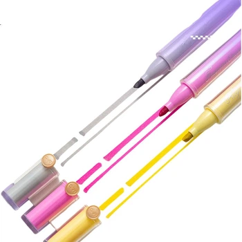 Маркери M&G Stationery, маркери з м'якими наконечниками, набір із 9 флуоресцентних ручок для учнів, для нотаток, підкреслення, малювання, розфарбовування, ведення щоденника, подарунок на день народження