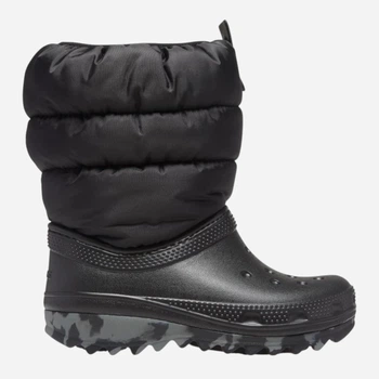 Детские зимние сапоги-дутики Crocs 207684 37-38 (J5 US) Черные (1161689218)