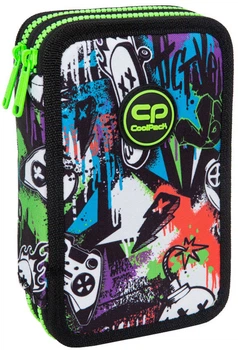 Пенал з наповненням CoolPack Jumper 2 Peek A Boo 2 відділення 35 предметів 19.5x12.5x5 см (5903686325274)