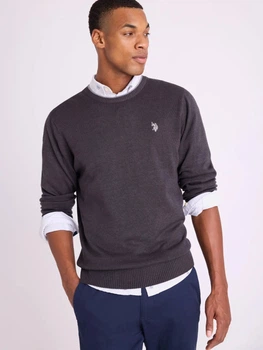 Джемпер мужской U.S. Polo Assn USUF6S5243-0000A(Camel Coat Heather) 2XL Грифельный (199225091129)