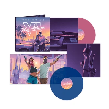 Вінілова платівка Grand Theft Auto VI: The Album - Vinyl Clear Pink / Clear Blue Vinyl edition