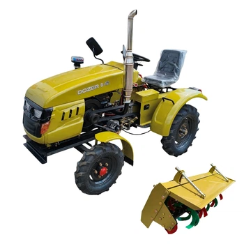 Мототрактор DOZER D161 дизельный 16 л.с. с фрезой в комплекте