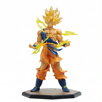 Фігурка аніме Сон Гоку колекційна, статуэтка Dragon Ball Son Goku 16 см з підставкою і коробкою ПВХ пластик