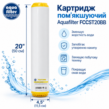 Картридж умягчающий Aquafilter FCCST20BB (Big Blue 20)