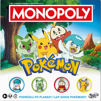 Настільна гра Hasbro Monopoly Pokémon (версія польська) (5010996298652)