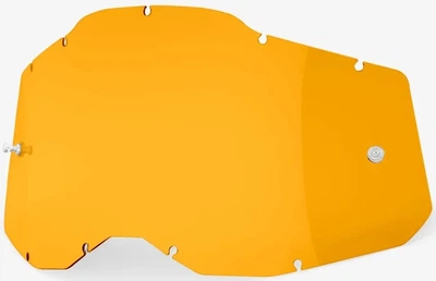 Линза для очков 100% Racecraft 2 / Accuri 2 / Strata 2 (Gen.2) оранжевая Persimmon