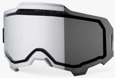 Линза 100% Armega ARmatic Dual Vented Mirror Silver зеркальная серебряная двойная вентилируемая