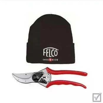 Подарочный набор Felco 2 секатор и фирменная шапка для садовода