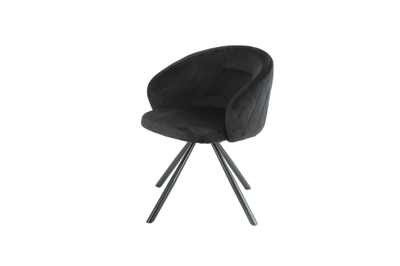 Стул кухонный Intarsio KELLY 60×59×73 см Черный