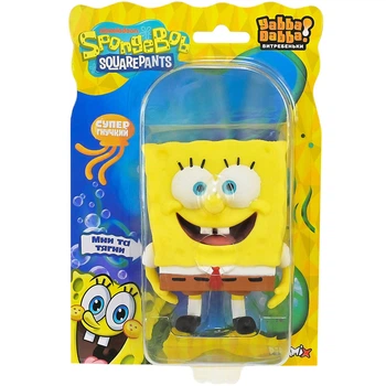 Тянучка Губка Боб SpongeBob 10 см игрушка антистресс с песком мни сжимай и тяни