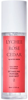 Spray do włosów Rated Green Lychee Rose Cedar 80 ml (8809514550634)