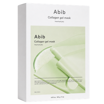 Гелевая маска с коллагеном и экстрактом гуттуинии Abib Collagen Gel Mask Heartleaf Jelly, 4 шт * 35 г