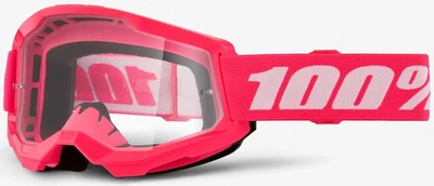 Маска 100% Strata 2 Pink с линзой прозрачной