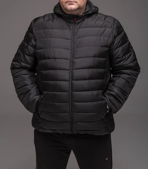 Мужская черная демисезонная куртка R.A. Black Demi 12XL