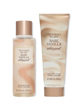 Набор для тела Bare Vanilla Whipped Victoria’s Secret мист и лосьон 1162560587 (Бежевый 236 ml/250 ml)