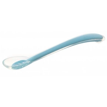 Мягкая силиконовая ложечка для кормления Canpol Babies 51/010_blu 4 мес+ Синий