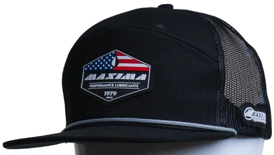 Кепка Maxima Trucker Flag Black One Size черная фирменная нашивка бейсболка