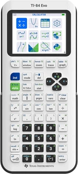 Цветной графический калькулятор Texas Instruments TI-84 Evo White