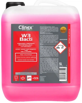 Kwaśny preparat dezynfekująco - czyszczący Clinex W3 Bacti 5 l (77-700) (5907513273752)