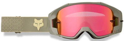 Очки-маска Fox Vue Vivid кремовые, линза Vivid Pink