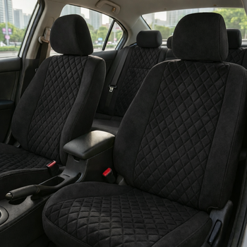 Авточехлы Antar Kia Optima 3 (TF) Черные антара (ANP-11092)