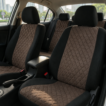 Авточехлы Antar Kia Optima 3 (TF) Коричневые антара (ANP-3291)