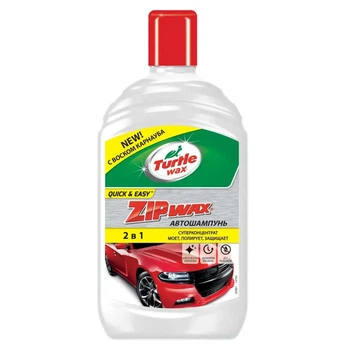 Автошампунь для очищення кузова TURTLE WAX Zip Wax з воском Карнауба 500 мл (52891)